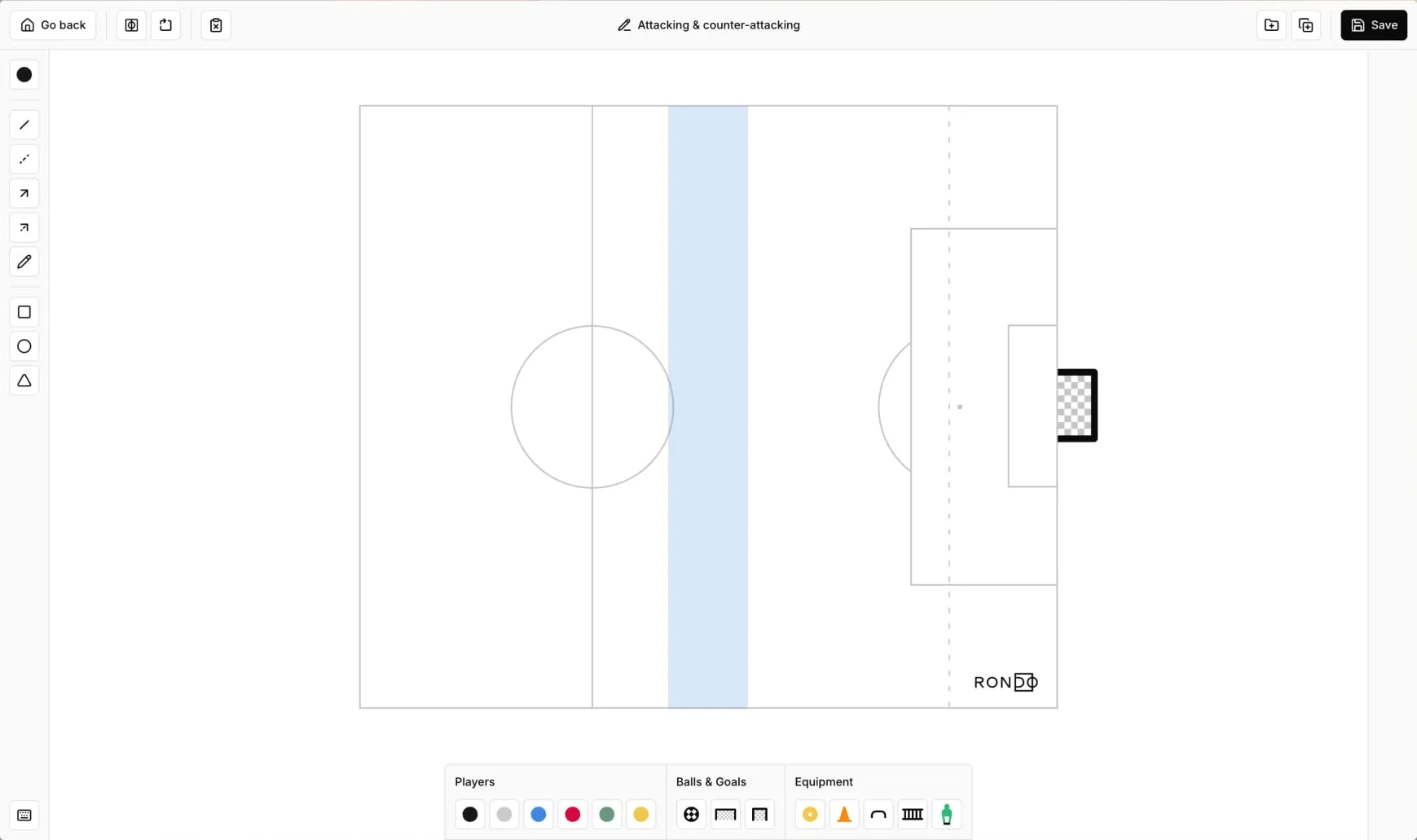 A screenshot of the Rondo diagram tool.