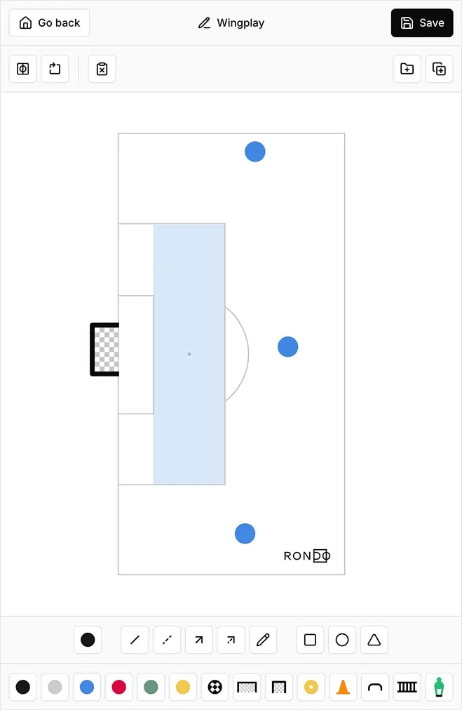 A screenshot of the Rondo diagram tool.
